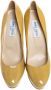 Jimmy Choo Pre-owned Leather heels Yellow Dames - Thumbnail 2