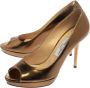 Jimmy Choo Pre-owned Leather heels Yellow Dames - Thumbnail 3