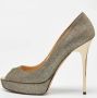 Jimmy Choo Pre-owned Leather heels Yellow Dames - Thumbnail 2