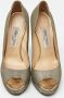 Jimmy Choo Pre-owned Leather heels Yellow Dames - Thumbnail 3