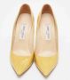 Jimmy Choo Pre-owned Leather heels Yellow Dames - Thumbnail 2