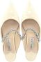 Jimmy Choo Pre-owned Leather mules Beige Dames - Thumbnail 3