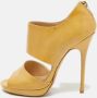 Jimmy Choo Pre-owned Leather sandals Beige Dames - Thumbnail 2