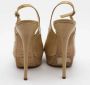 Jimmy Choo Pre-owned Leather sandals Beige Dames - Thumbnail 5