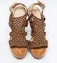 Jimmy Choo Pre-owned Leather sandals Beige Dames - Thumbnail 3