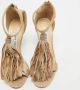 Jimmy Choo Pre-owned Leather sandals Beige Dames - Thumbnail 3