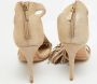 Jimmy Choo Pre-owned Leather sandals Beige Dames - Thumbnail 5