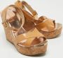 Jimmy Choo Pre-owned Leather sandals Beige Dames - Thumbnail 3