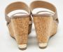 Jimmy Choo Pre-owned Leather sandals Beige Dames - Thumbnail 5