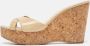 Jimmy Choo Pre-owned Leather sandals Beige Dames - Thumbnail 2