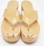 Jimmy Choo Pre-owned Leather sandals Beige Dames - Thumbnail 3