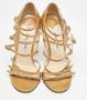 Jimmy Choo Pre-owned Leather sandals Beige Dames - Thumbnail 3