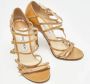 Jimmy Choo Pre-owned Leather sandals Beige Dames - Thumbnail 4