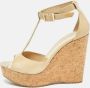 Jimmy Choo Pre-owned Leather sandals Beige Dames - Thumbnail 2