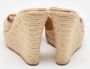 Jimmy Choo Pre-owned Leather sandals Beige Dames - Thumbnail 4