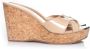 Jimmy Choo Pre-owned Leather sandals Beige Dames - Thumbnail 4