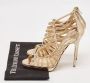 Jimmy Choo Pre-owned Leather sandals Beige Dames - Thumbnail 7