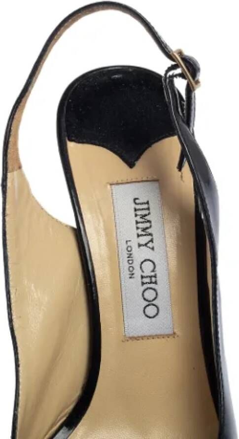 Jimmy Choo Pre-owned Leather sandals Black Dames