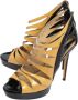 Jimmy Choo Pre-owned Leather sandals Black Dames - Thumbnail 3