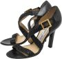 Jimmy Choo Pre-owned Leather sandals Black Dames - Thumbnail 3