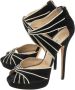 Jimmy Choo Pre-owned Leather sandals Black Dames - Thumbnail 3