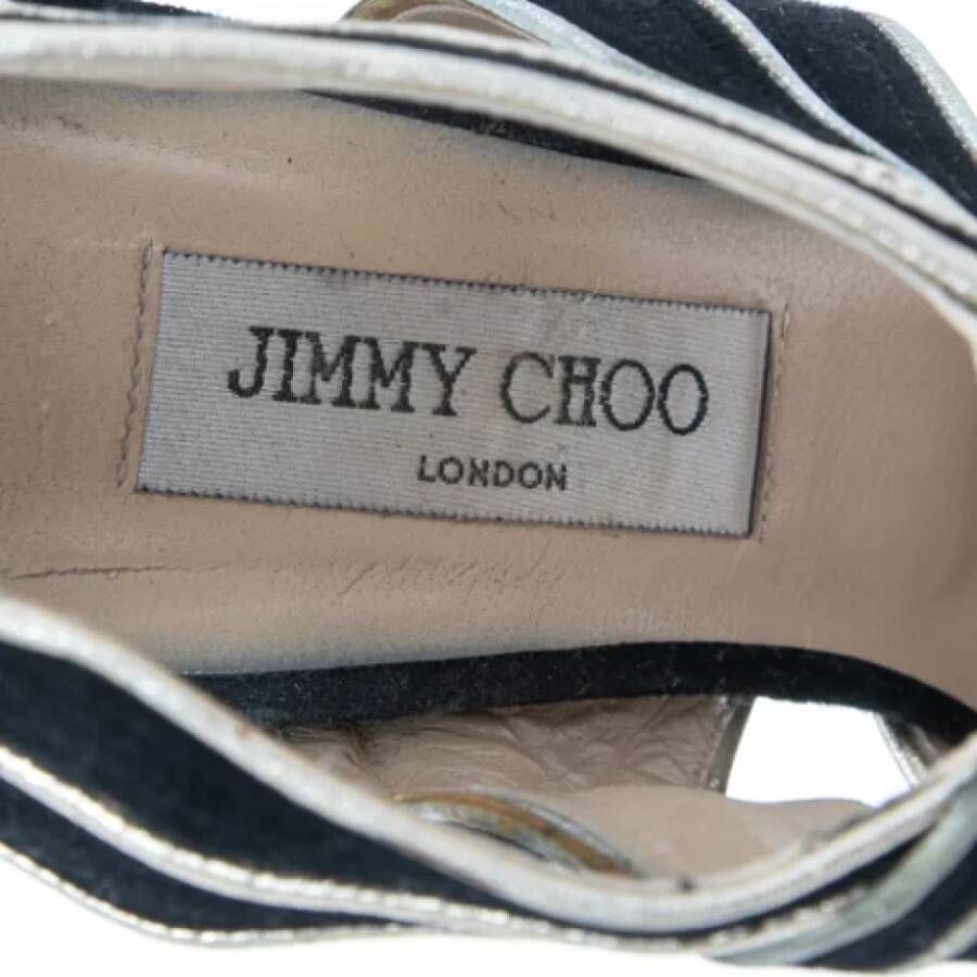 Jimmy Choo Pre-owned Leather sandals Black Dames