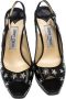 Jimmy Choo Pre-owned Leather sandals Black Dames - Thumbnail 2