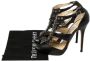 Jimmy Choo Pre-owned Leather sandals Black Dames - Thumbnail 7