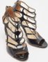Jimmy Choo Pre-owned Leather sandals Black Dames - Thumbnail 4