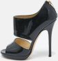 Jimmy Choo Pre-owned Leather sandals Black Dames - Thumbnail 2