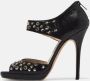 Jimmy Choo Pre-owned Leather sandals Black Dames - Thumbnail 2