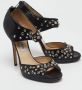 Jimmy Choo Pre-owned Leather sandals Black Dames - Thumbnail 4