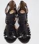 Jimmy Choo Pre-owned Leather sandals Black Dames - Thumbnail 3