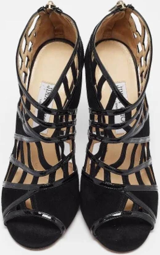 Jimmy Choo Pre-owned Leather sandals Black Dames