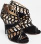 Jimmy Choo Pre-owned Leather sandals Black Dames - Thumbnail 3