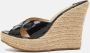 Jimmy Choo Pre-owned Leather sandals Black Dames - Thumbnail 2