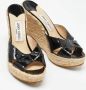 Jimmy Choo Pre-owned Leather sandals Black Dames - Thumbnail 4