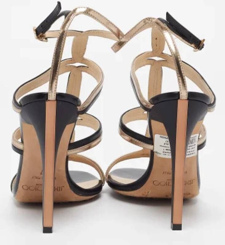 Jimmy Choo Pre-owned Leather sandals Black Dames