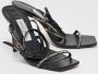 Jimmy Choo Pre-owned Leather sandals Black Dames - Thumbnail 4