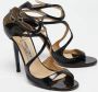 Jimmy Choo Pre-owned Leather sandals Black Dames - Thumbnail 4