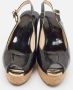 Jimmy Choo Pre-owned Leather sandals Black Dames - Thumbnail 3