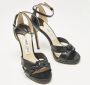 Jimmy Choo Pre-owned Leather sandals Black Dames - Thumbnail 3