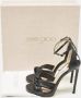 Jimmy Choo Pre-owned Leather sandals Black Dames - Thumbnail 8