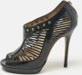 Jimmy Choo Pre-owned Leather sandals Black Dames - Thumbnail 2