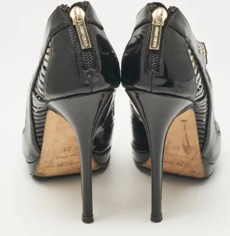 Jimmy Choo Pre-owned Leather sandals Black Dames