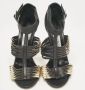 Jimmy Choo Pre-owned Leather sandals Black Dames - Thumbnail 2