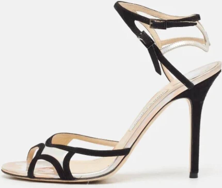 Jimmy Choo Pre-owned Leather sandals Black Dames