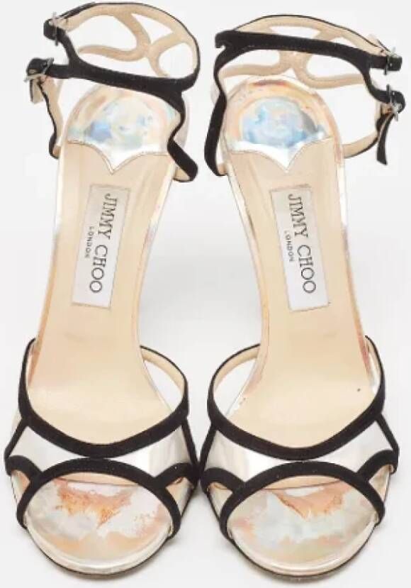 Jimmy Choo Pre-owned Leather sandals Black Dames