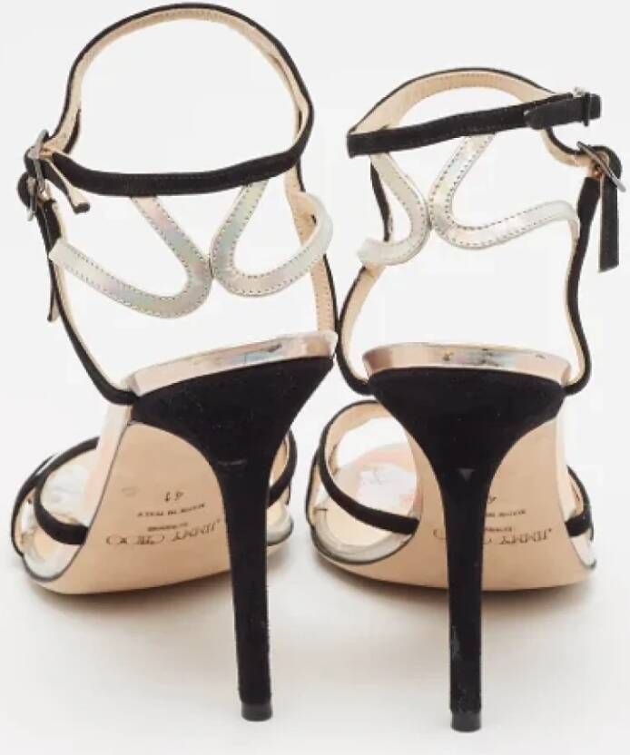 Jimmy Choo Pre-owned Leather sandals Black Dames