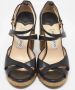 Jimmy Choo Pre-owned Leather sandals Black Dames - Thumbnail 2